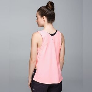 Lululemon Run: Split Singlet Bleached Coral
